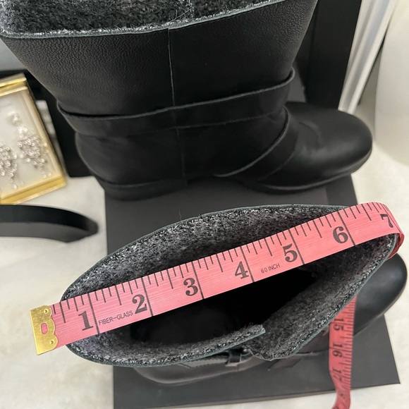 SPLENDID Black Karyln LL2312 Moto Motorcycle Leather Sherpa lined fold down 10 - Picture 16 of 16